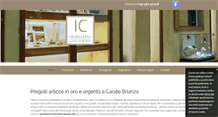 Desktop Screenshot of gioielleriaoreficeriacolombo.com